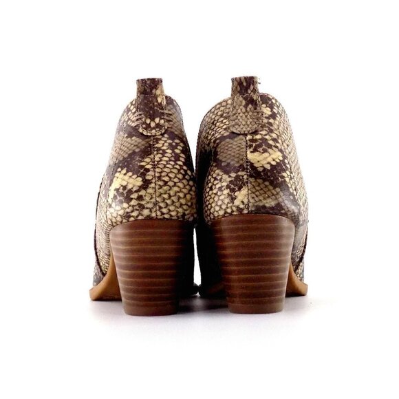 Baretraps Ankle Booties Snake Print Risso - Picture 5 of 8
